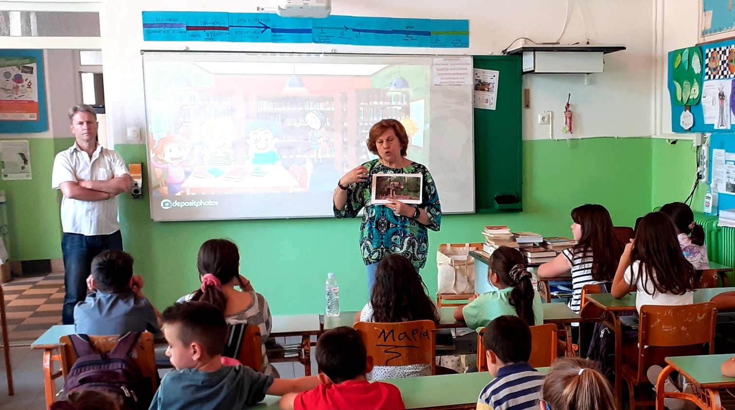 Βιβλία και δράση φιλαναγνωσίας από το ΠΟΚΕΛ, στο Δημοτικό Σχολείο Κοιλάδας
